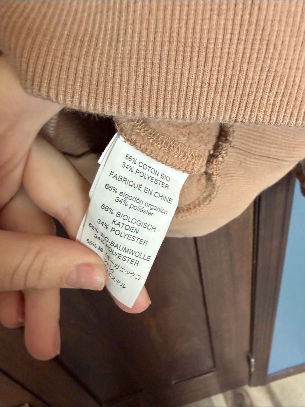 Women's Vuori Taupe Half-Zip Hooded Sweatshirt - S - Picture 4 of 5